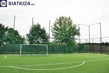 Siatki Końskie - Tu zabezpieczysz ogrodzenie boiska w siatki; siatki polipropylenowe na ogrodzenia boisk. dla terenów Końskie